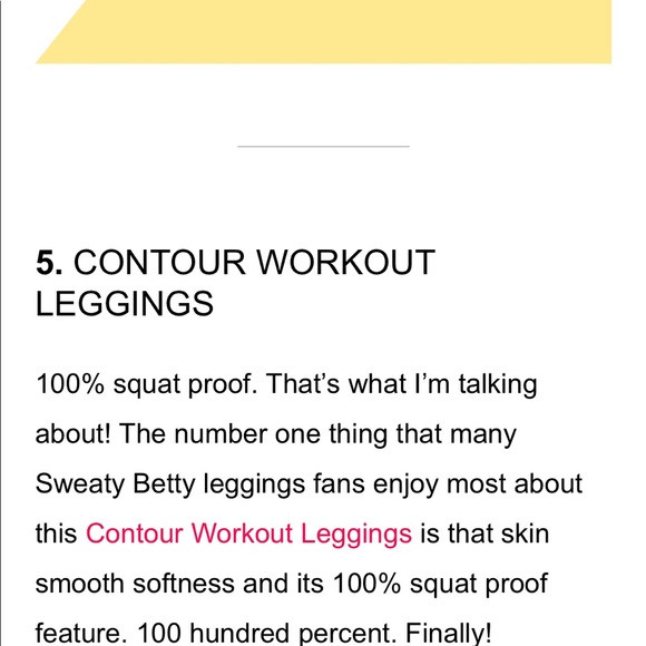 Sweaty Betty Contour Legging in Lava EUC - Picture 6 of 6